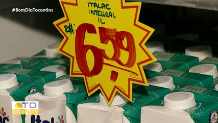 Preço do litro de leite chega a mais de R$ 6,00 nos supermercados