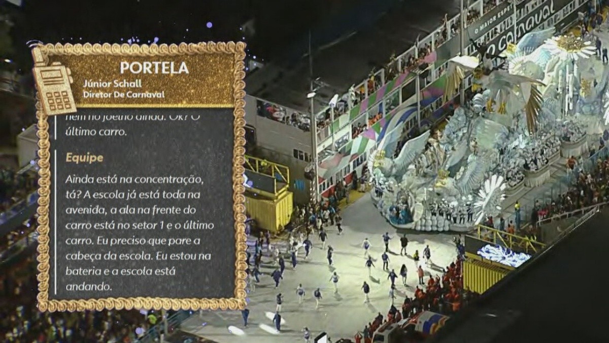 'Dá uma segurada', 'vai prejudicar a evolução', 'preciso de comando': como na F1, rádio ajuda escolas na Sapucaí e revela tensão de desfiles