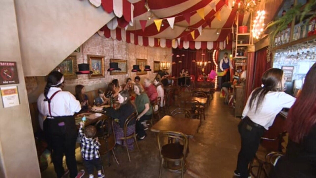 Casal fatura R 185 mil por m s com restaurante que tem decora o de circo
