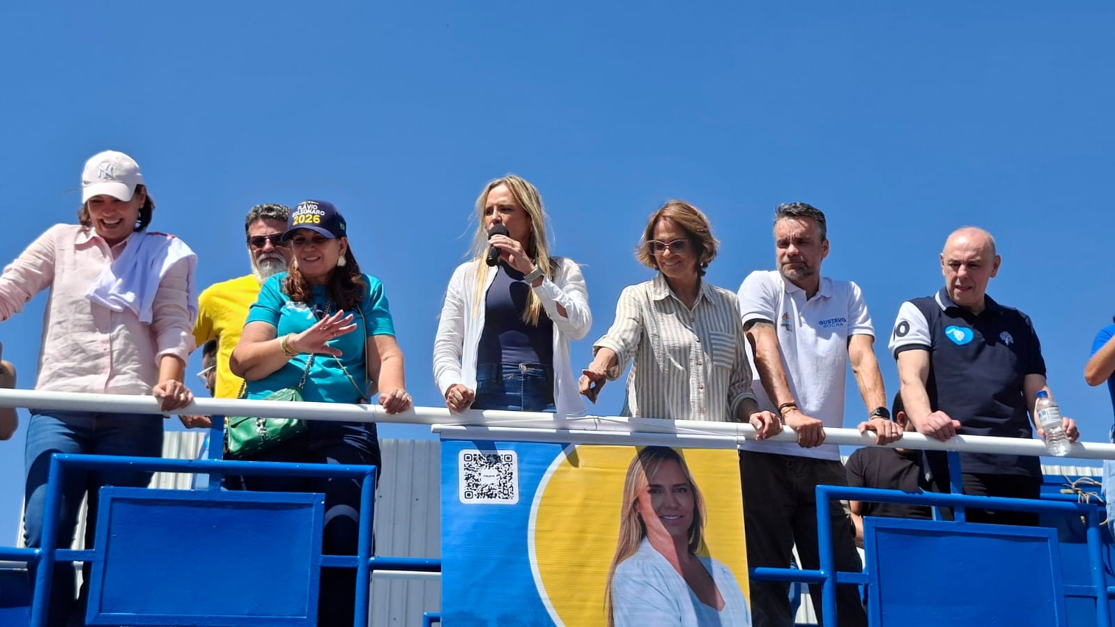 Celina Leão abre campanha de reeleição ao governo do DF ao lado de Michelle Bolsonaro e Bia Kicis