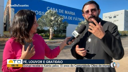 Grupo recebe Kairós pelos 15 anos da comunidade Obra de Maria em Gurupi
