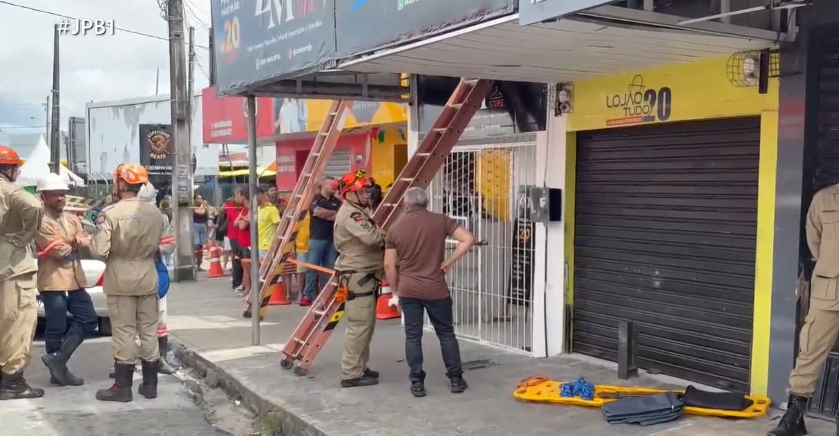 Homem morre após sofrer choque elétrico durante manutenção em loja de João Pessoa