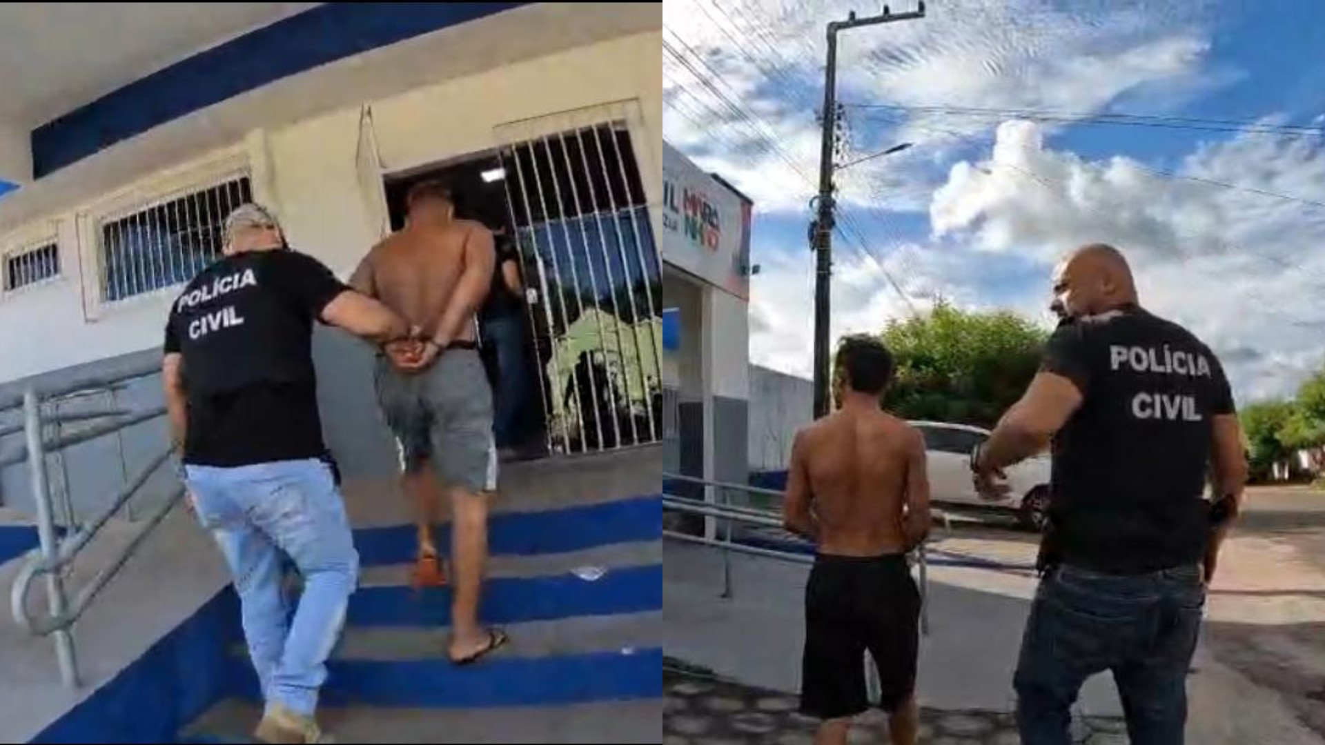 Polícia Civil prende dois suspeitos de dar abrigo e apoio a assaltantes de banco no Maranhão