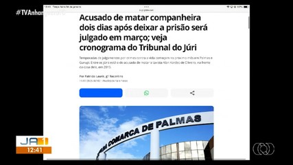 g1 Tocantins: veja o cronograma do Tribunal do Júri