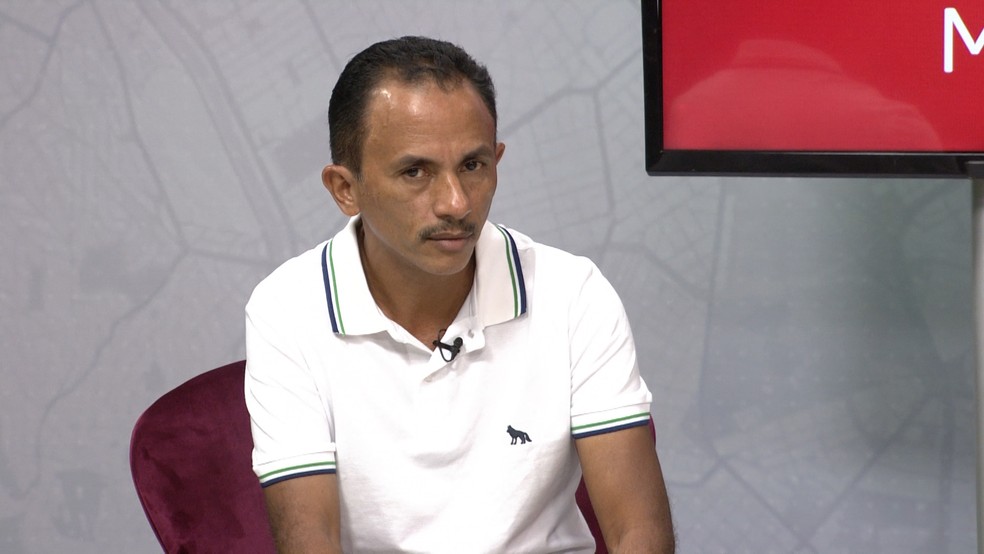 Manoel Gomes, autor do hit 'Caneta Azul' em entrevista ao g1 Maranhão — Foto: Reprodução / G1 Maranhão