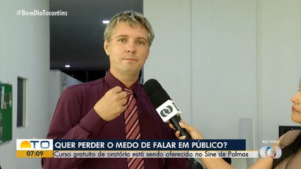 Sine oferece curso gratuito de oratória em Palmas; saiba como se inscrever
