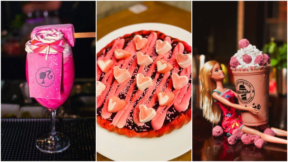 Restaurantes apostam em drinks, pizzas, milk-shakes e macarrão na cor rosa  para atrair fãs da Barbie, Região dos Lagos