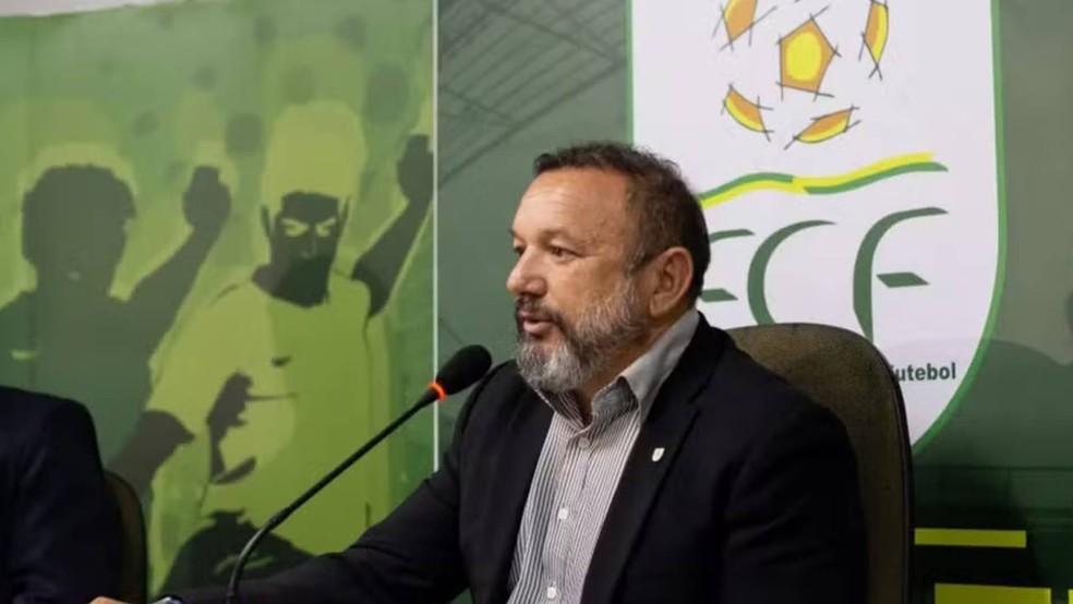 Diretor-presidente da Comissão de Arbitragem da Federação Cearense de Futebol, Paulo Silvio dos Santos — Foto: Pedro Chaves / FCF
