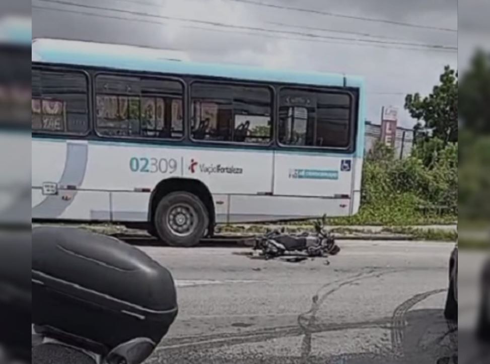 Policial civil morre após ser atropelado por ônibus em Fortaleza