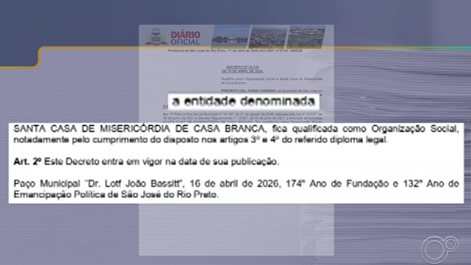 Prefeitura de Rio Preto anuncia anulação de contrato de quase R$ 12 milhões com Santa Casa de Casa Branca para mutirão de exames