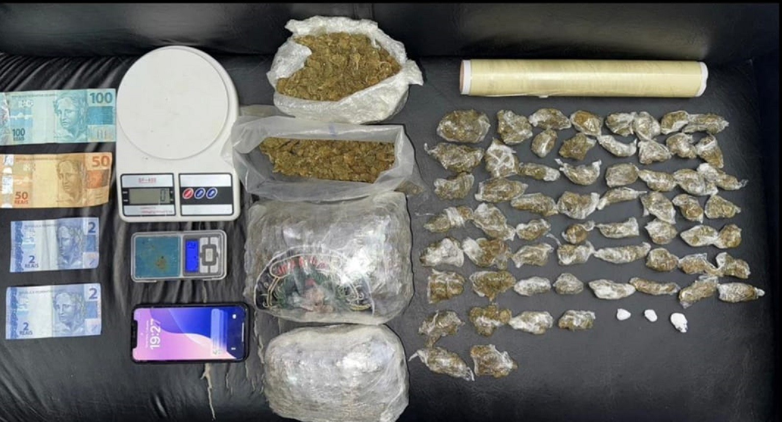 Jovem é preso com drogas prontas para venda em Presidente Epitácio