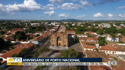 Veja o que abre e fecha no aniversário de Porto Nacional