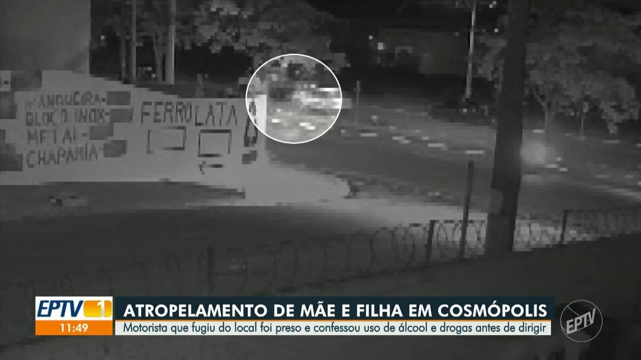 Familiar relata revolta após mãe e filha serem atropeladas por motorista bêbado em Cosmópolis