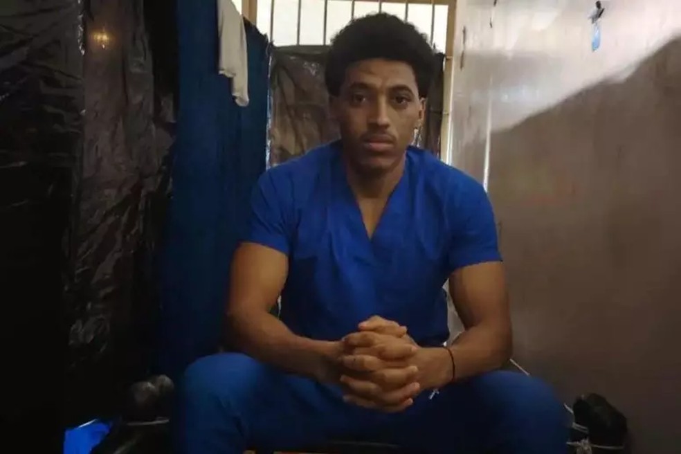 Tsigabu Gebremariam passou três anos e meio na prisão antes de ser executado — Foto: BBC