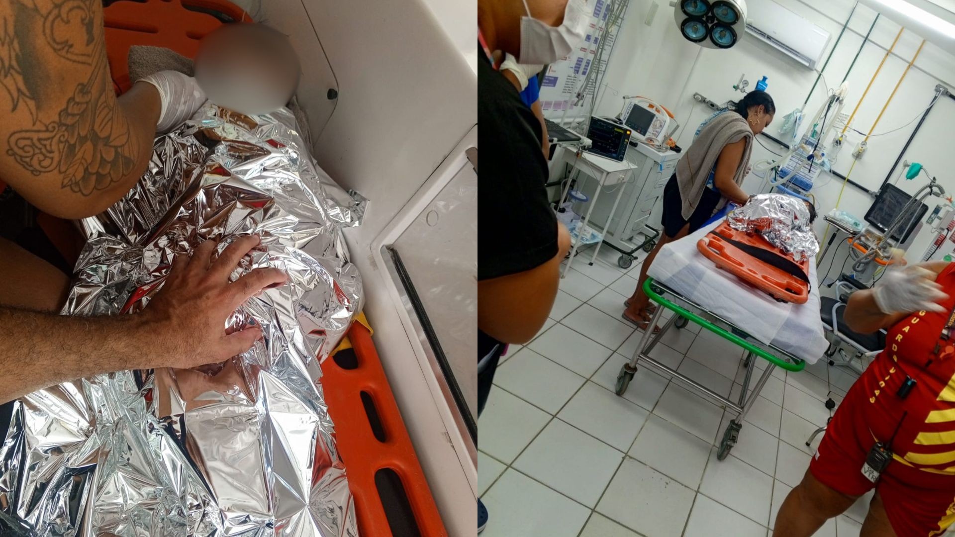 Guarda municipal de folga pula muro e salva criança de 2 anos de afogamento no Grande Recife