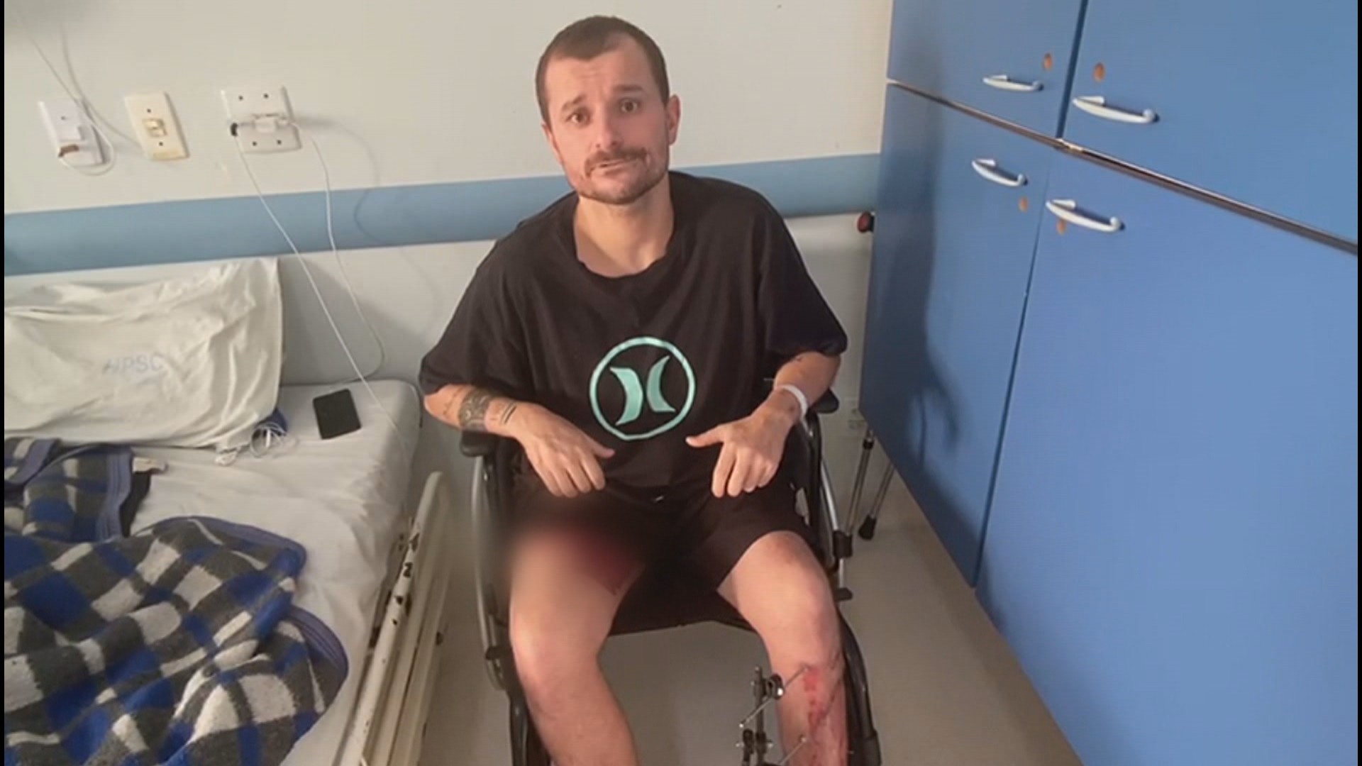 Homem aguarda há mais de três meses por cirurgia na perna em hospital de Canoas