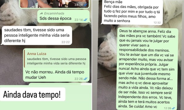 Mãe mostrou desabafo de jovem suspeita de envolvimento em assassinato na Bahia — Foto: Reprodução/Redes Sociais