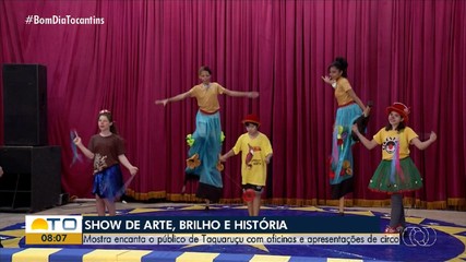 Taquaruçu recebe mostra 'Circo Os Kaco' com apresentações gratuitas e oficinas