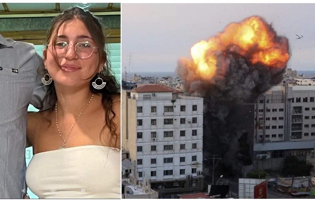 Celeste Fishbein era babá e trabalhava em um kibutz perto da Faixa de Gaza. Ela desapareceu neste sábado (7), após o início dos bombardeios do Hamas contra Israel. — Foto: Reprodução/Ahmed Zakout/AFP