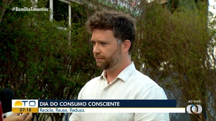 Engenheiro ambiental explica sobre consumo consciente