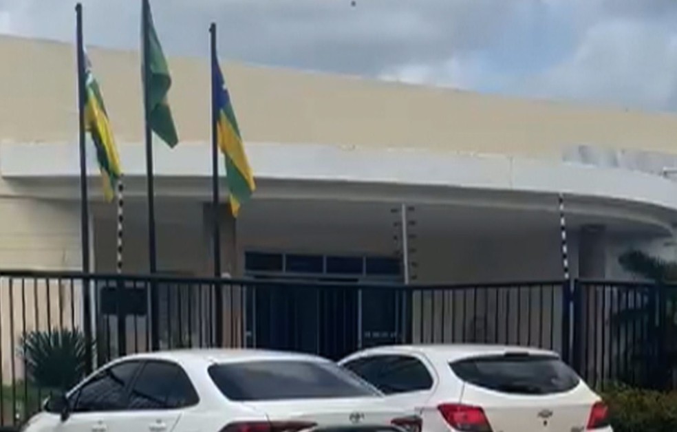 Fórum onde aconteceu o julgamento em Riachuelo — Foto: Reprodução/TV Sergipe