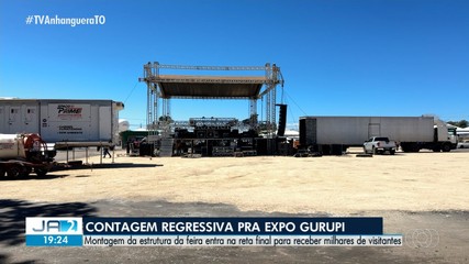 Montagem da estrutura da ExpoGurupi entra na reta final
