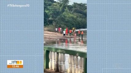 Bombeiros seguem fazendo buscas por criança desaparecida em rio