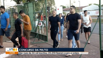 Mais de 25 mil candidatos participaram da primeira fase do concurso da Polícia Militar