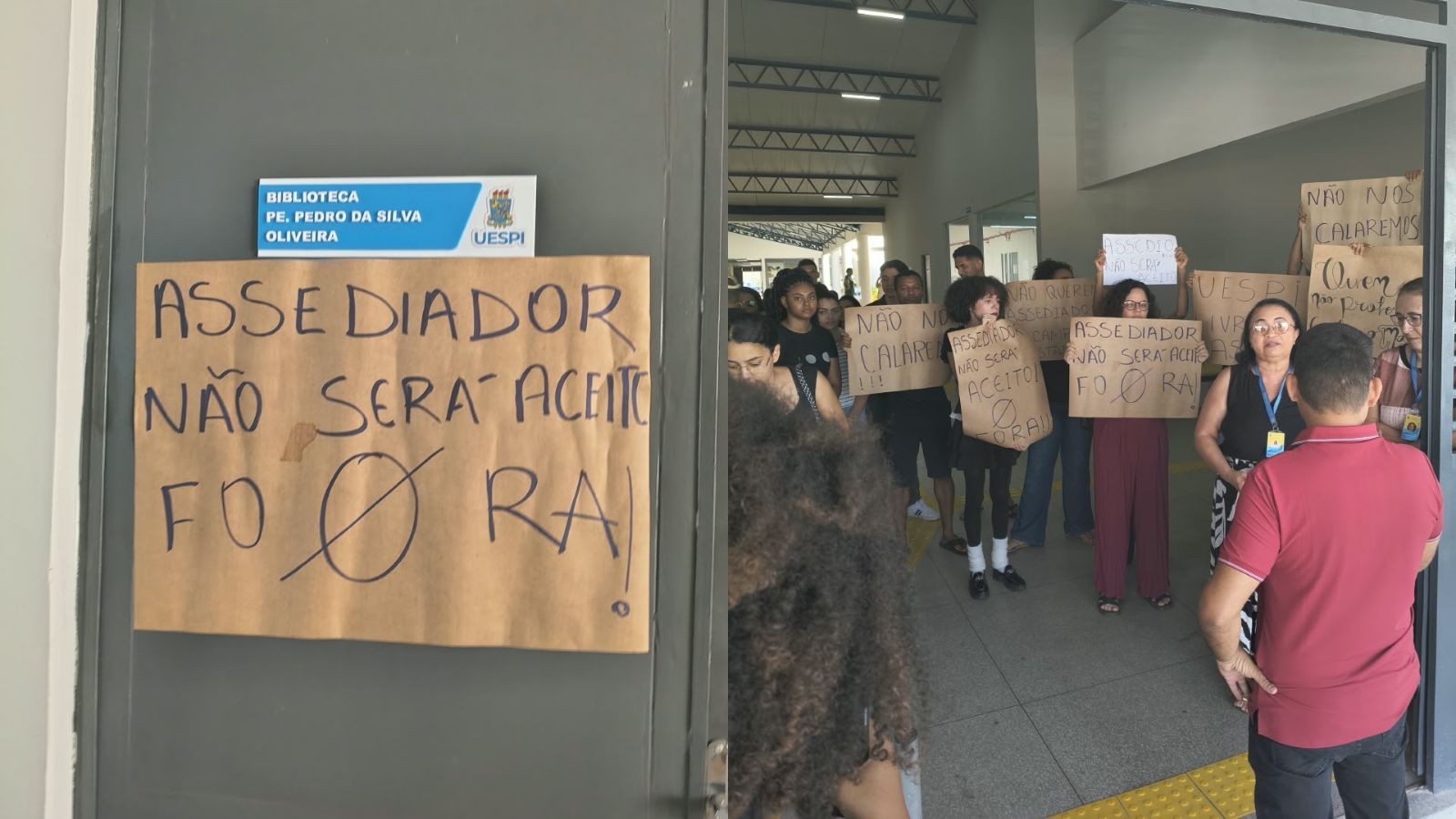 Técnico denunciado por assédio contra alunas na Uespi é afastado após protesto de estudantes