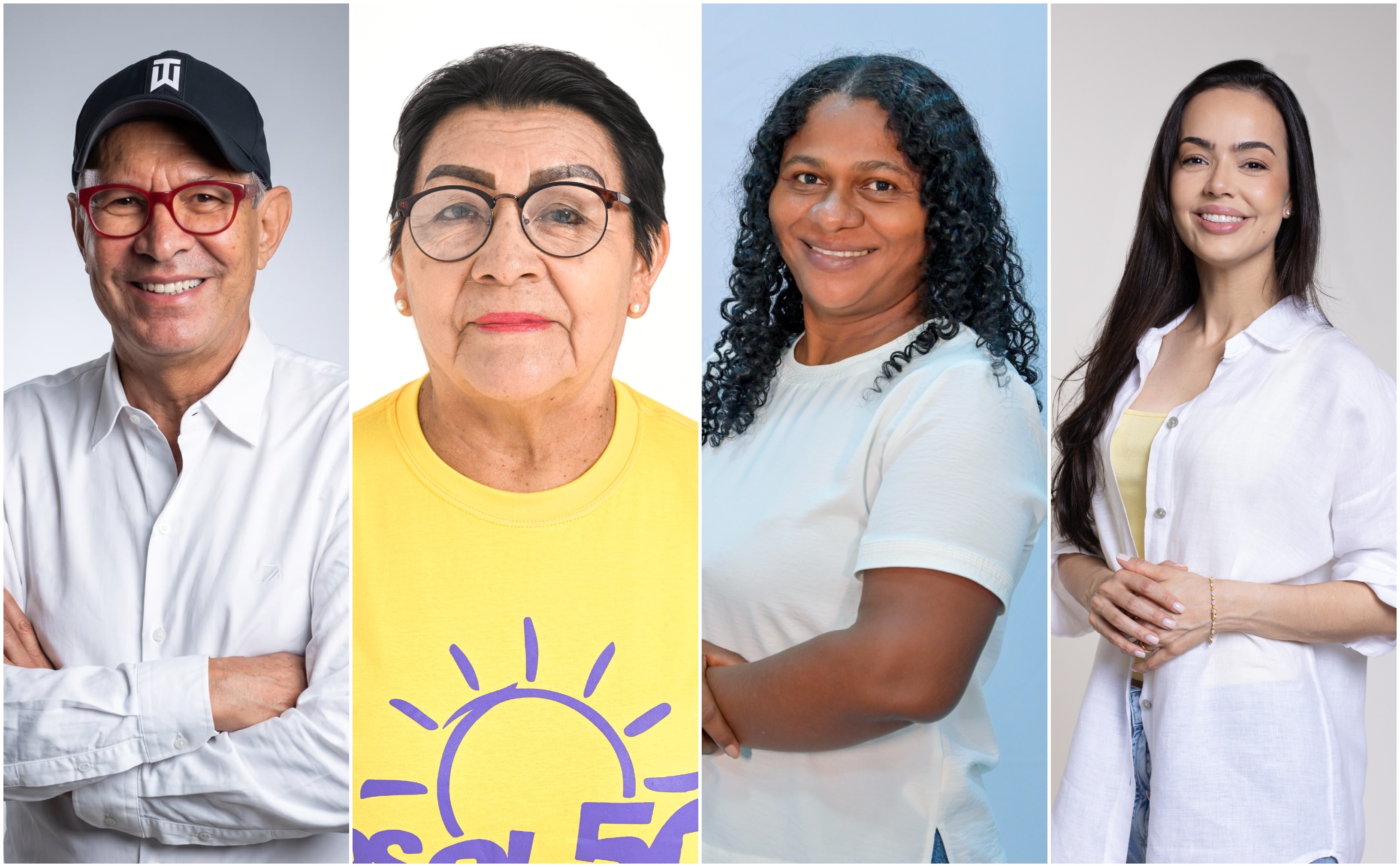 Empresário, estreante, indígena e ex-deputada: quem são os vices na disputa ao governo de Roraima