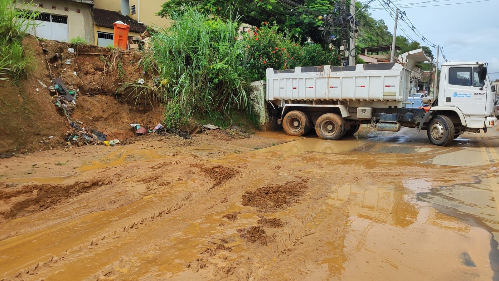Piraí decreta situação de emergência após fortes chuvas e deslizamentos