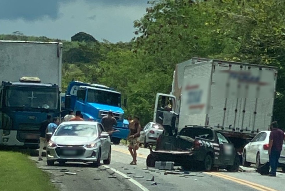 Acidente BR-235 em Nossa Senhora do Socorro — Foto: Redes Sociais