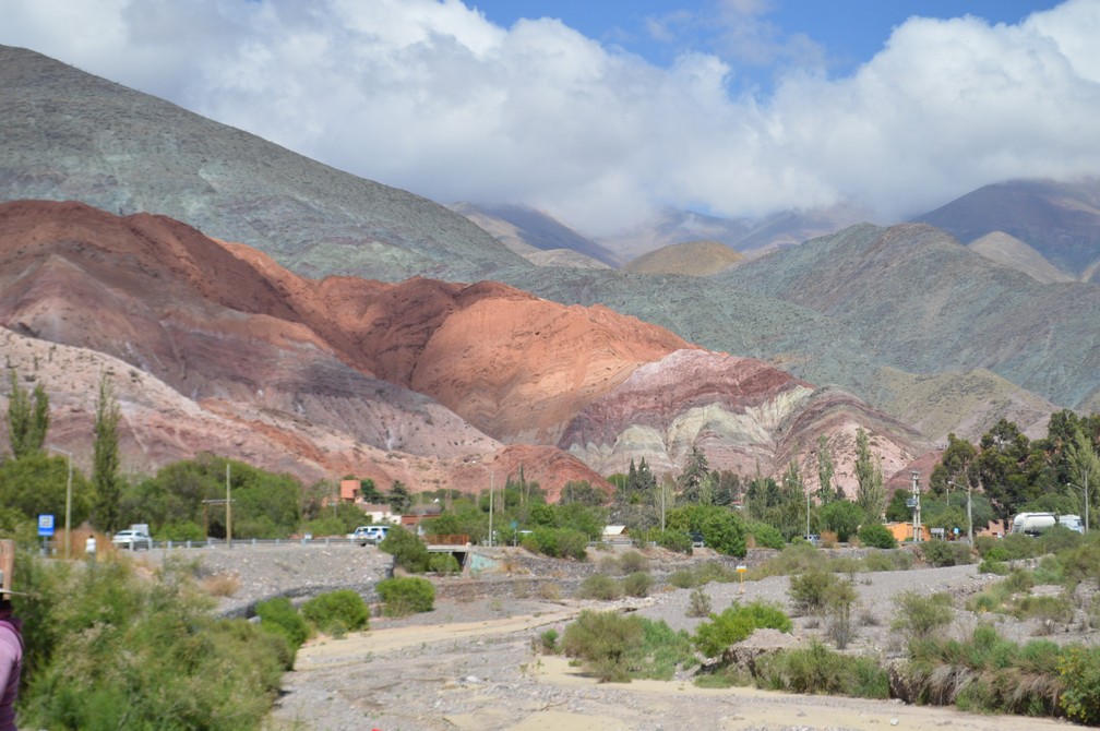 Colina das Sete Cores, na Cordilheira dos Andes, em Jujuy, na Argentina — Foto: Anderson Viegas/g1 MS