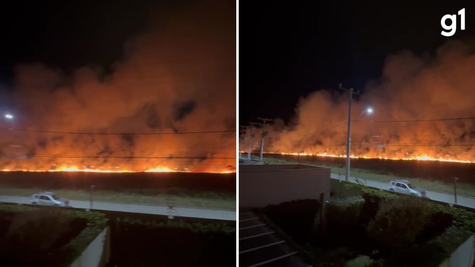VIDEO: Large fire hits the North Coast of RS