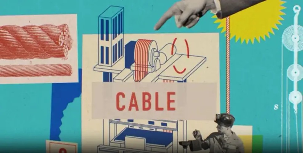 O elevador é o meio de transporte mais seguro que existe. — Foto: BBC