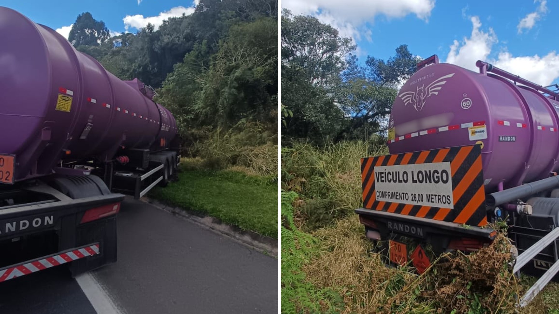 Caminhoneiro é atacado por abelhas, tem mal súbito e sofre acidente em rodovia, no Paraná
