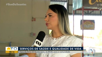 Feira de Palmas recebe ação com serviços de saúde e promoção da qualidade de vida