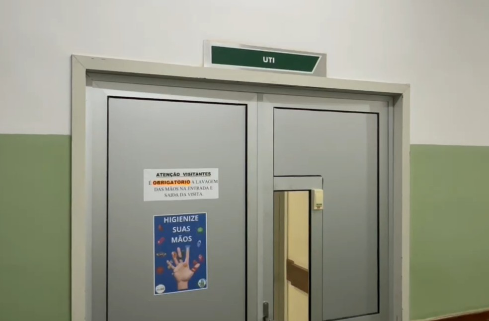 UTI do Hospital Santa Catarina, na Zona Norte de Natal — Foto: Reprodução/Inter TV Cabugi