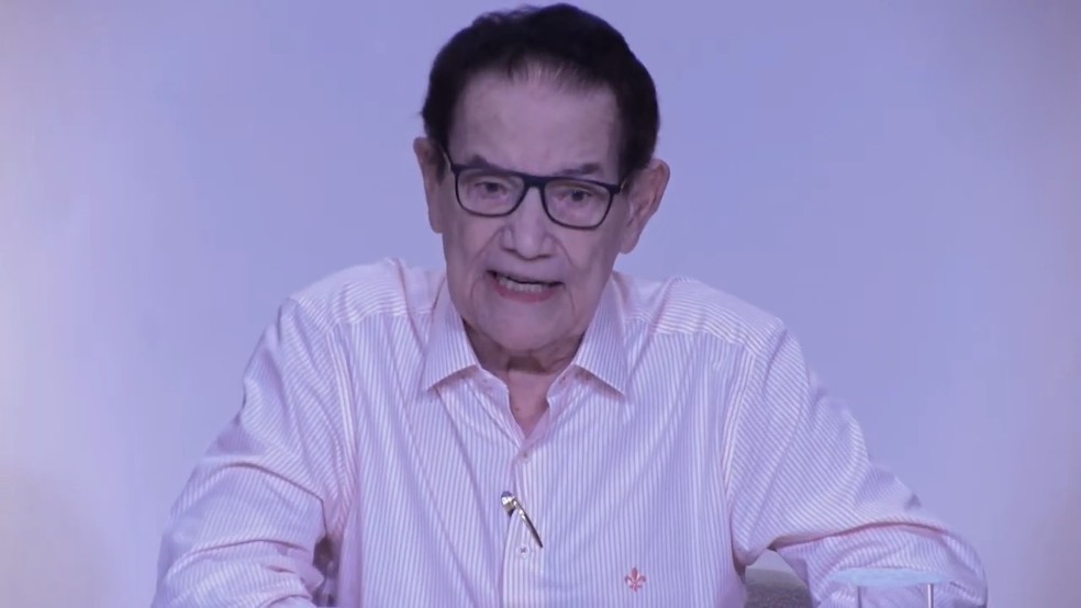Divaldo Franco volta a ser internado com infecção urinária — Foto: Mansão do Caminho