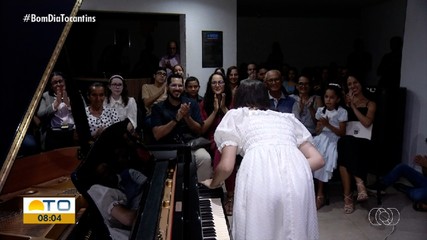 Recital de piano revela novos talentos e encanta pais em Palmas