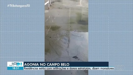 Transtornos em casas de setor em Gurupi podem ser provocados por mina de água; entenda