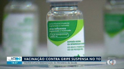 Vacina contra a gripe é suspensa no Tocantins por determinação do MS; saiba mais