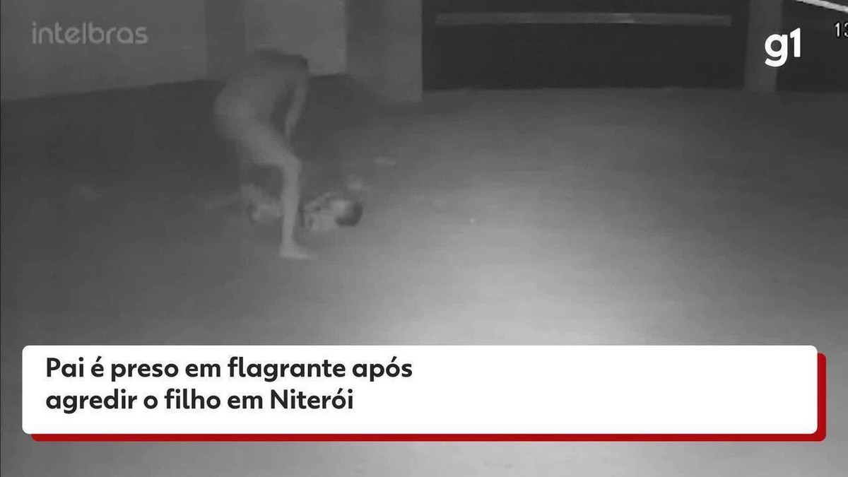 Pai é preso em flagrante por espancar menino de 5 anos em Niterói, no RJ; vídeo