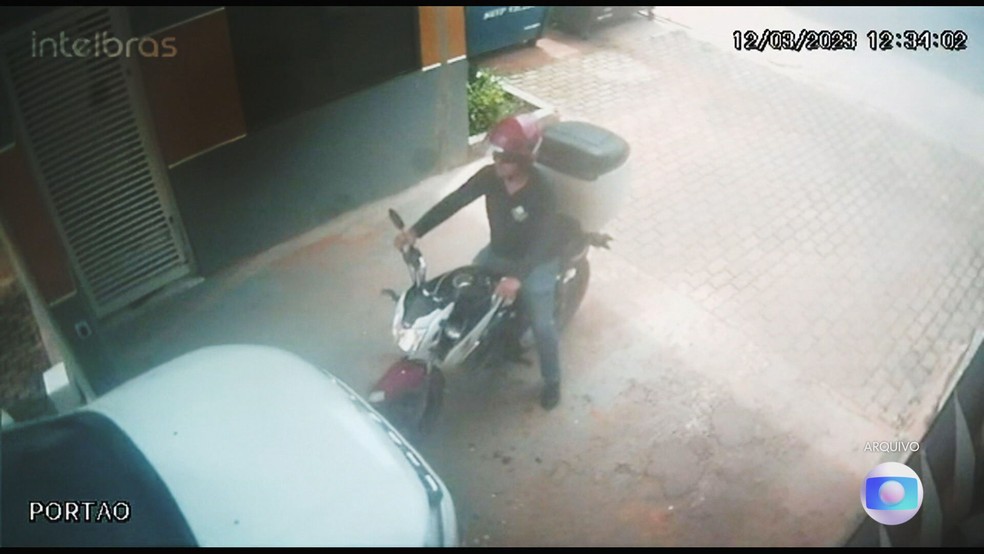 PM é condenado por agredir motociclista em Vicente Pires, no DF — Foto: Reprodução