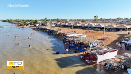 Tocantins segue com programações durante a temporada de praias
