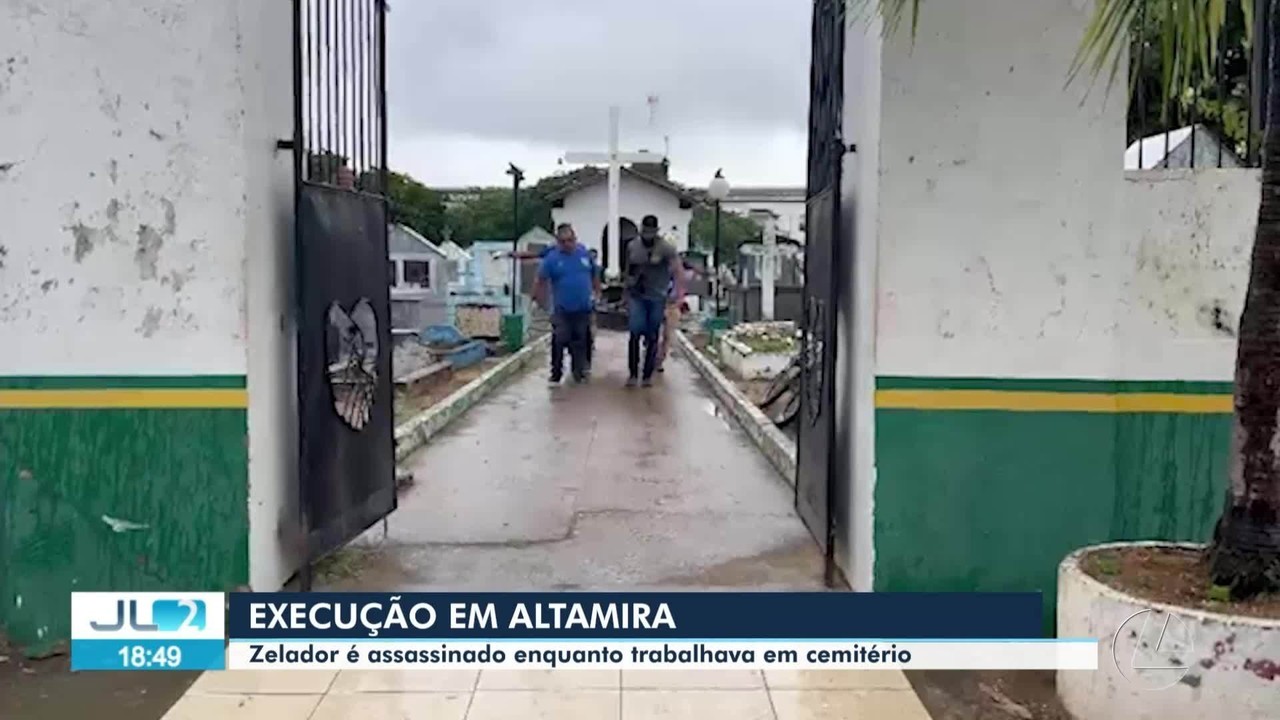 Zelador é morto a tiros dentro de cemitério em Altamira, no Pará