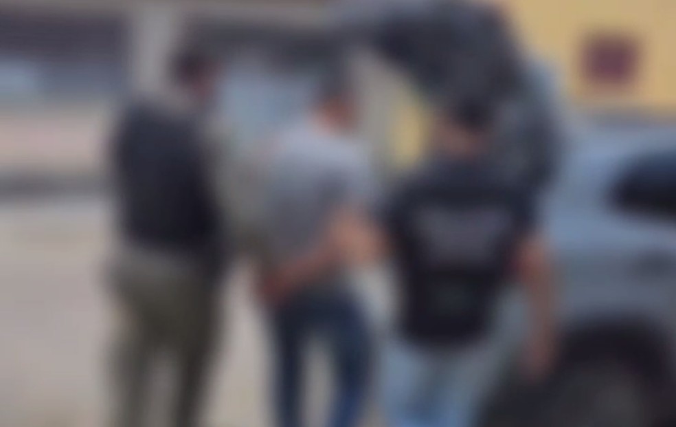 Homem foi detido em Mossoró após registrar boletim de ocorrência por agressão — Foto: Divulgação