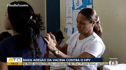 Tocantins registra baixa adesão à vacina contra o HPV em adolescentes de 15 a 19 anos