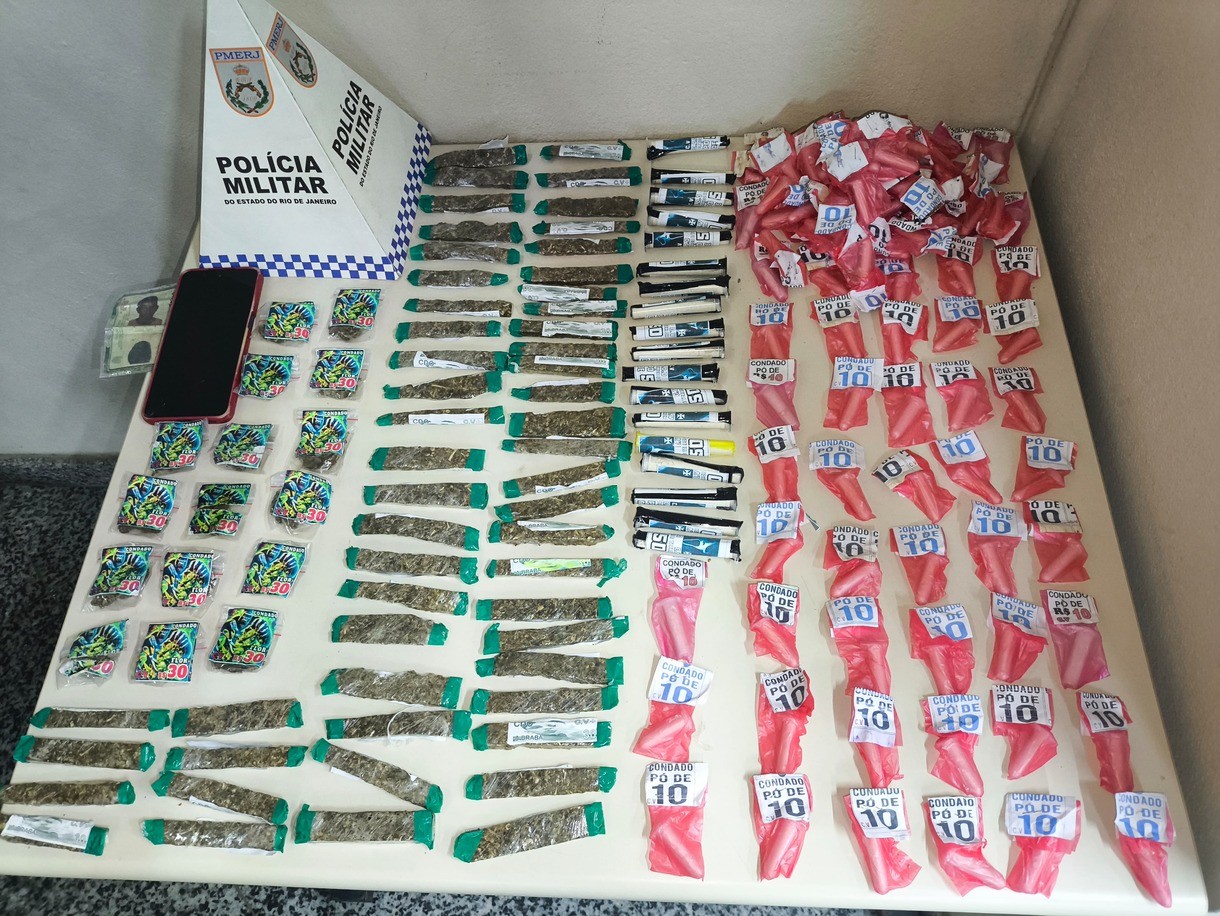 Homem é preso com drogas em Paraty