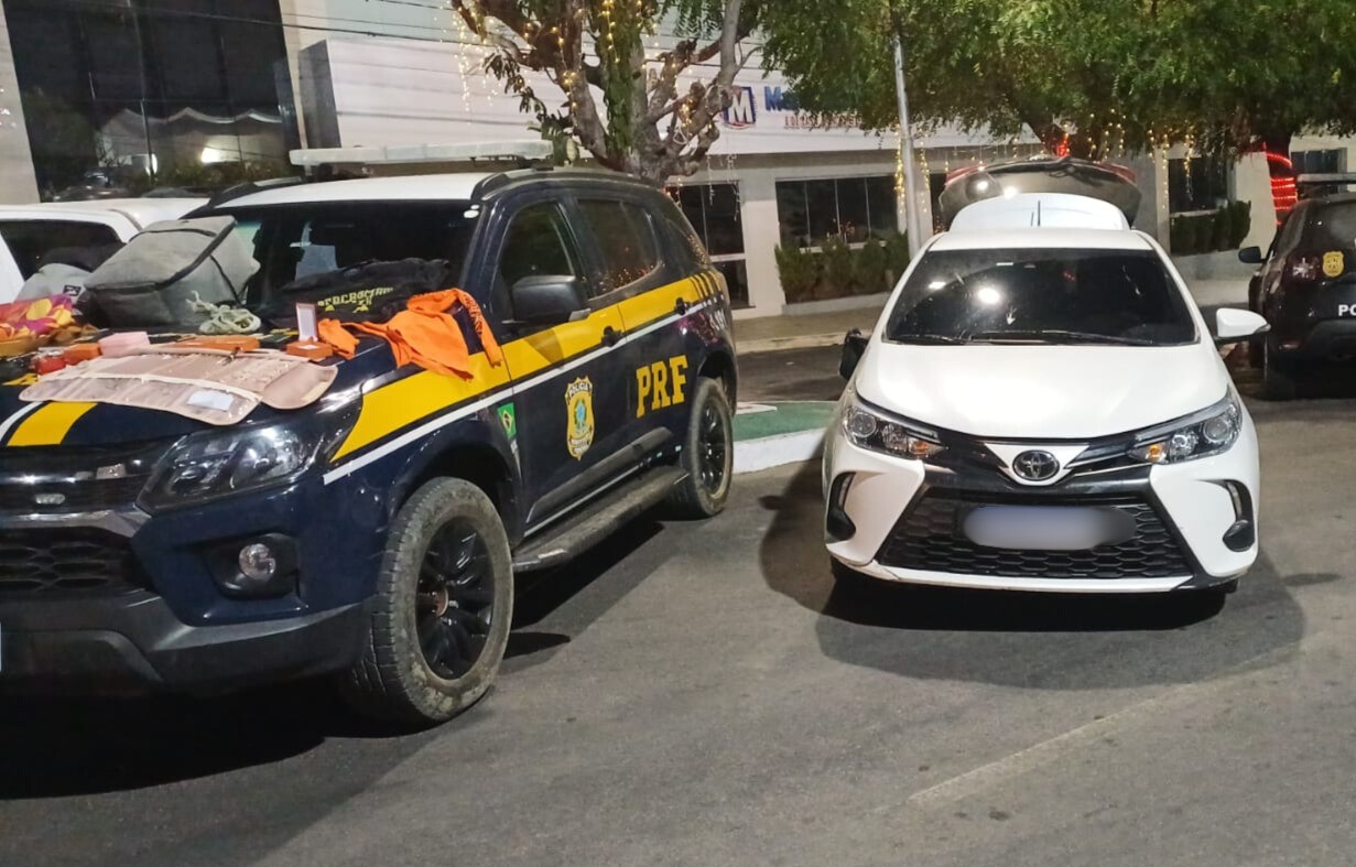 Suspeitos de assalto a joalheria na PB trocam tiros com a PRF no RN; joias e carro roubado são recuperados